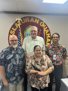 New Guam-PIC Interns with Dennis Mohatt and Vice speaker Tina Muna Barnes